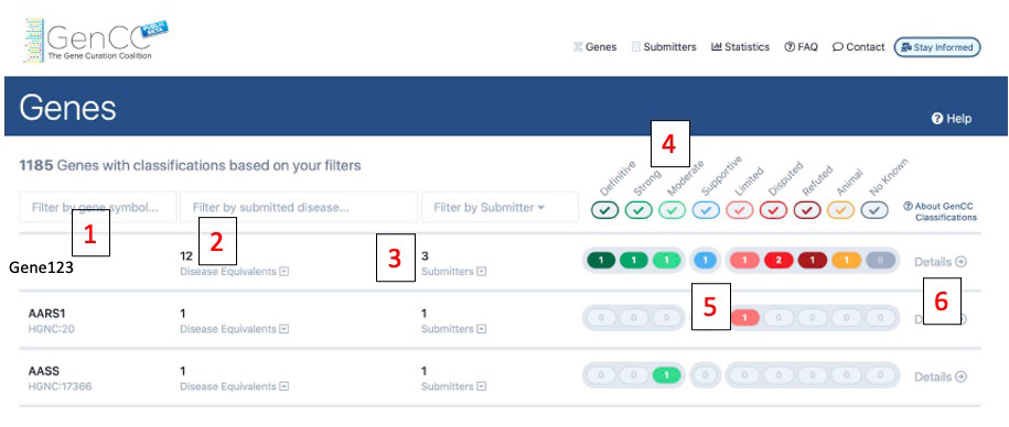 GenCC FAQ Screenshot 1